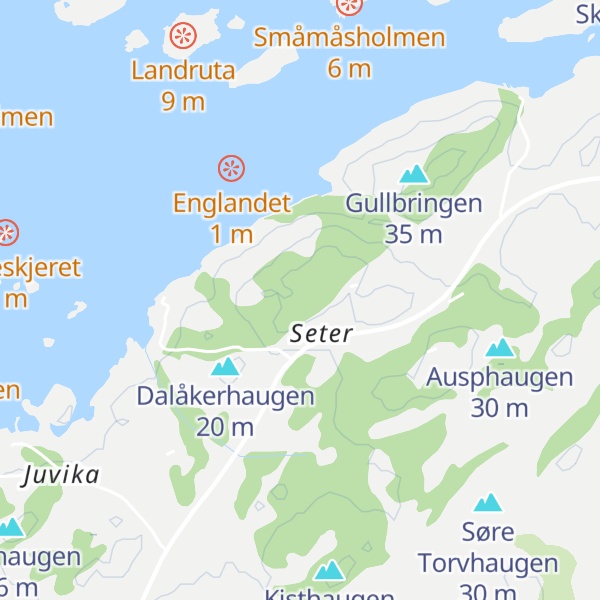 Map of Reinbakkhaugen