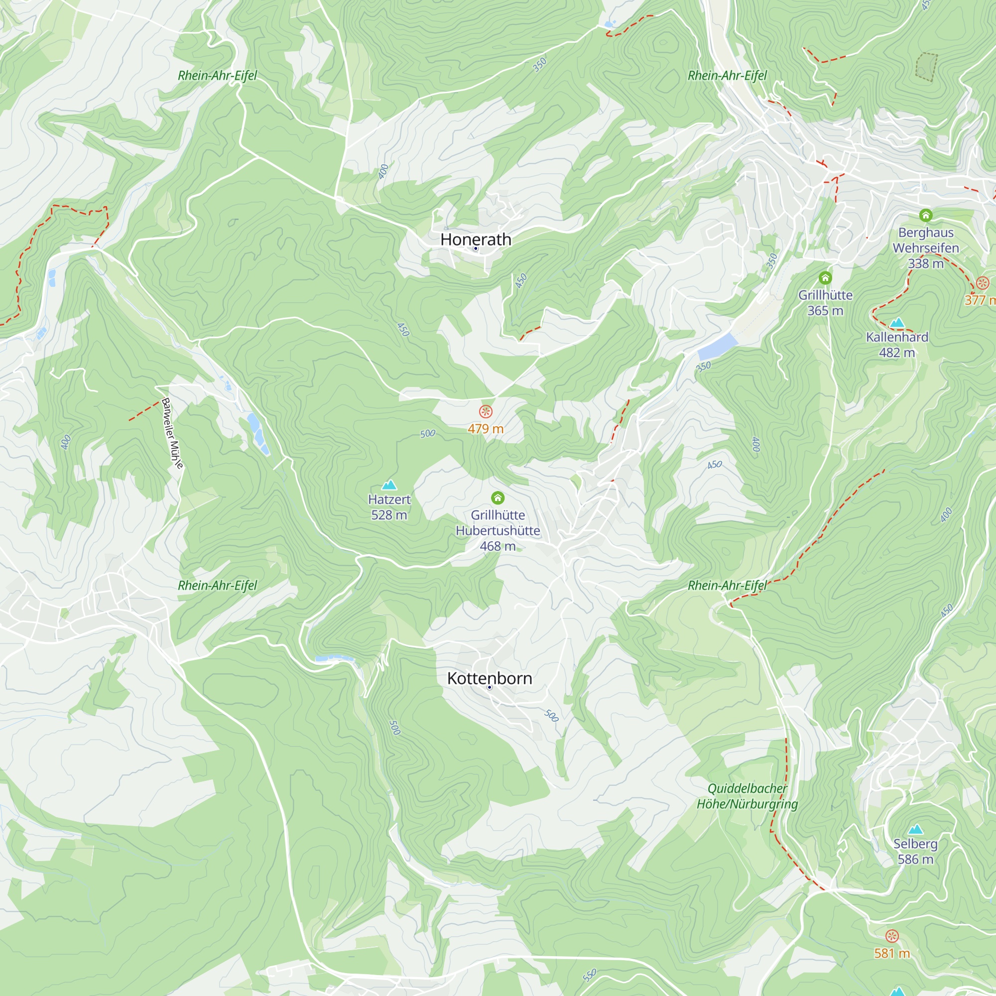 Grillhütte Hubertushütte map