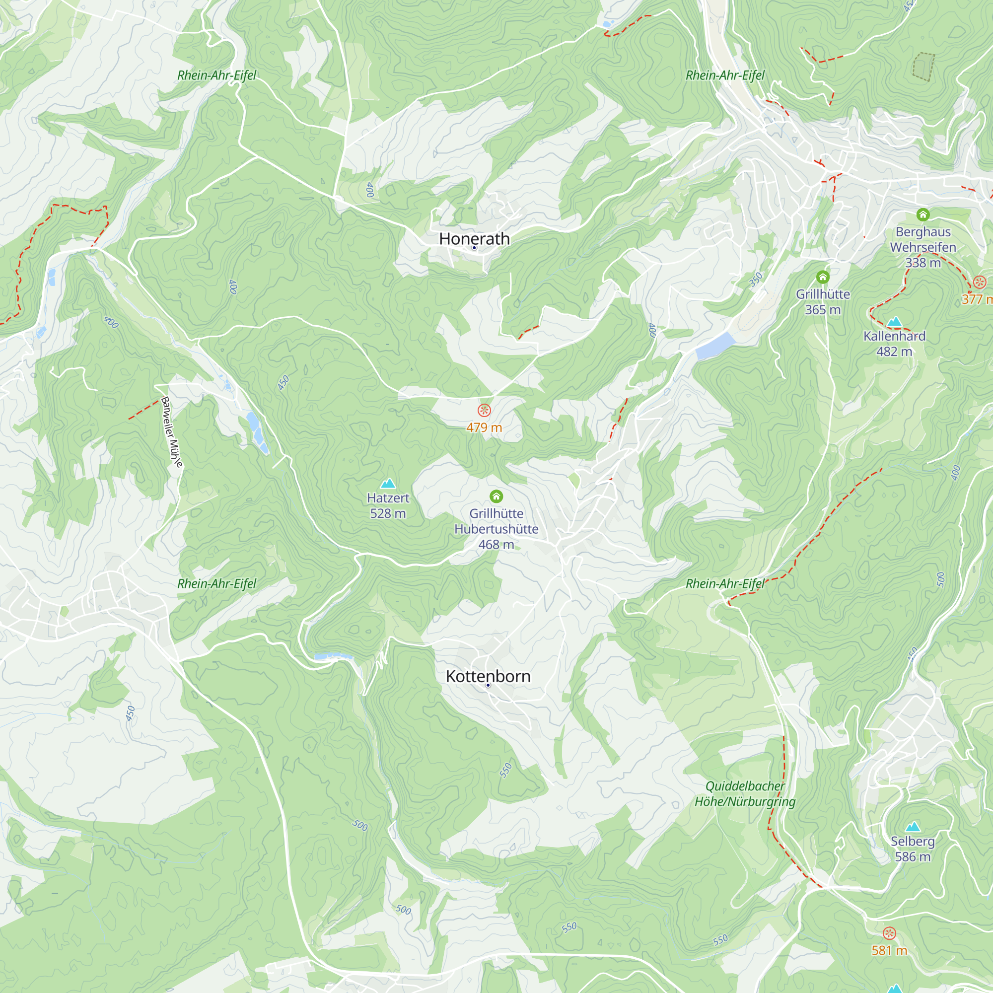 Grillhütte Hubertushütte map