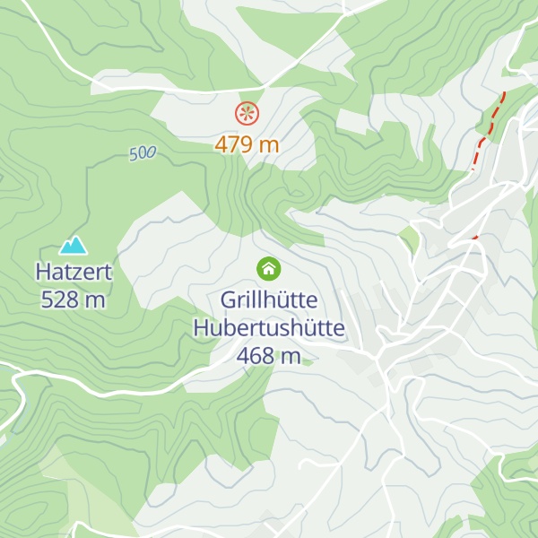 Map of Grillhütte Hubertushütte