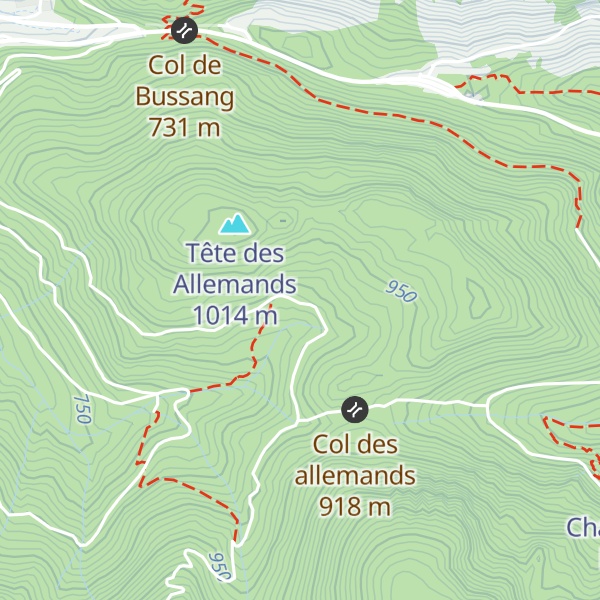 Map of Chalet de l'Union