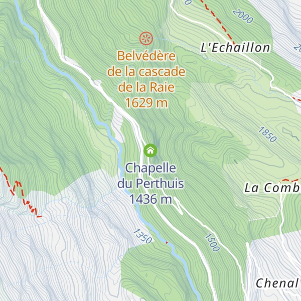 Map of Chapelle du Perthuis