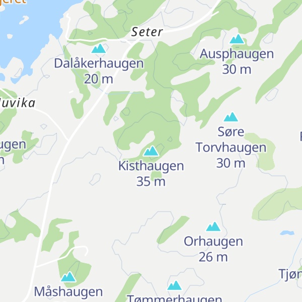 Map of Kisthaugen