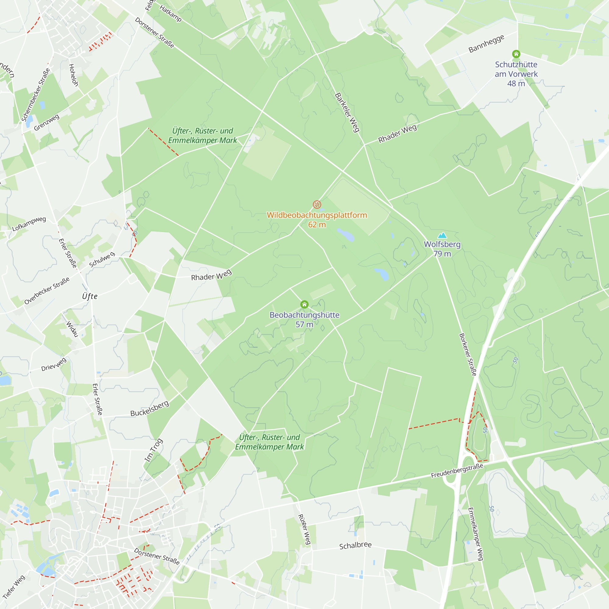 Beobachtungshütte map