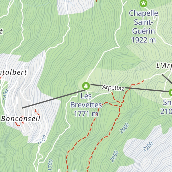 Map of Les Brevettes