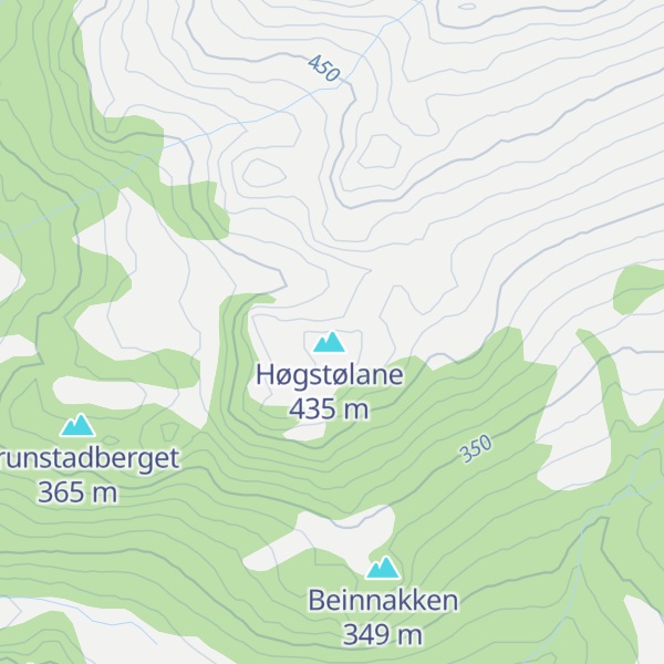 Map of Smånakkane
