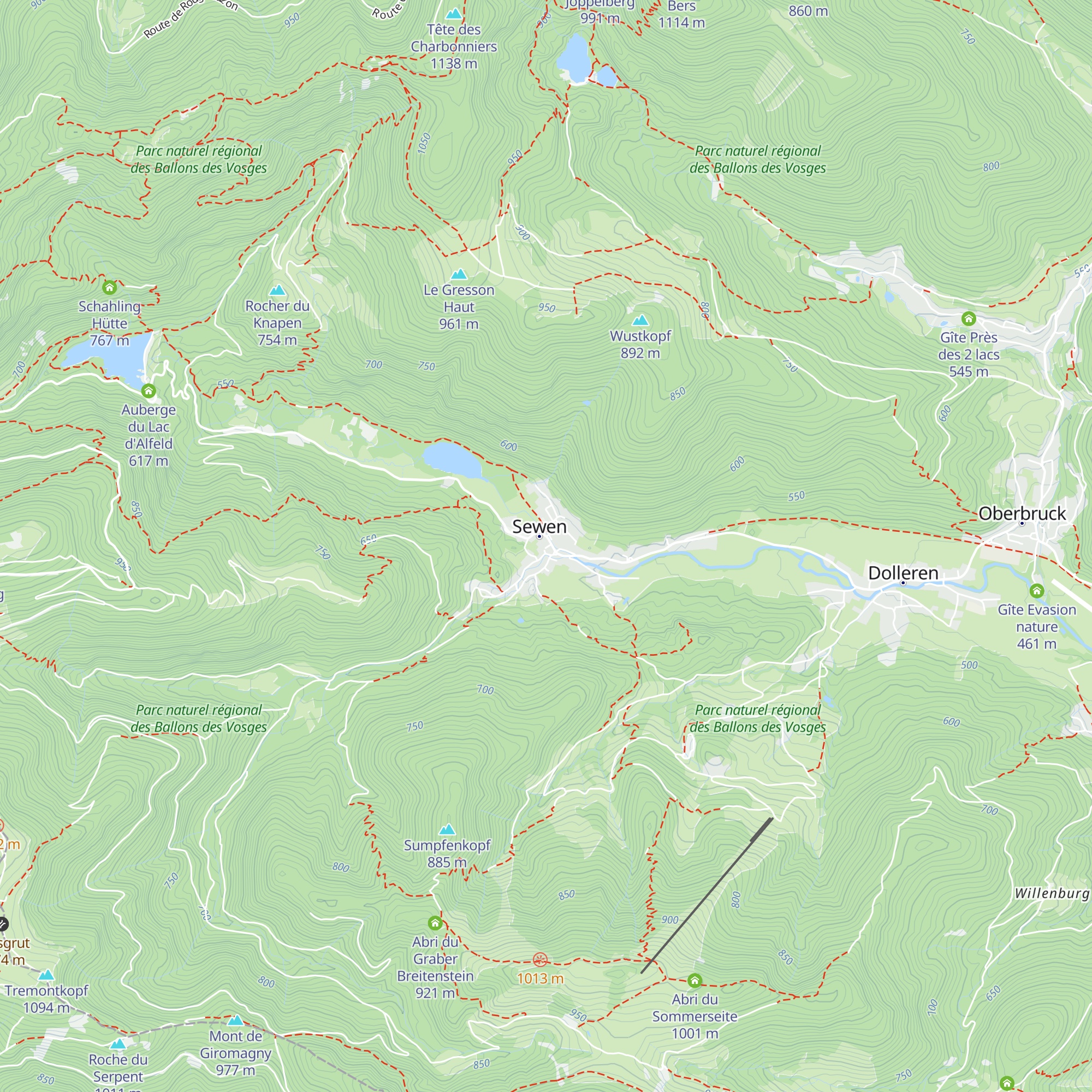 Gîte Au Coeur du Village map