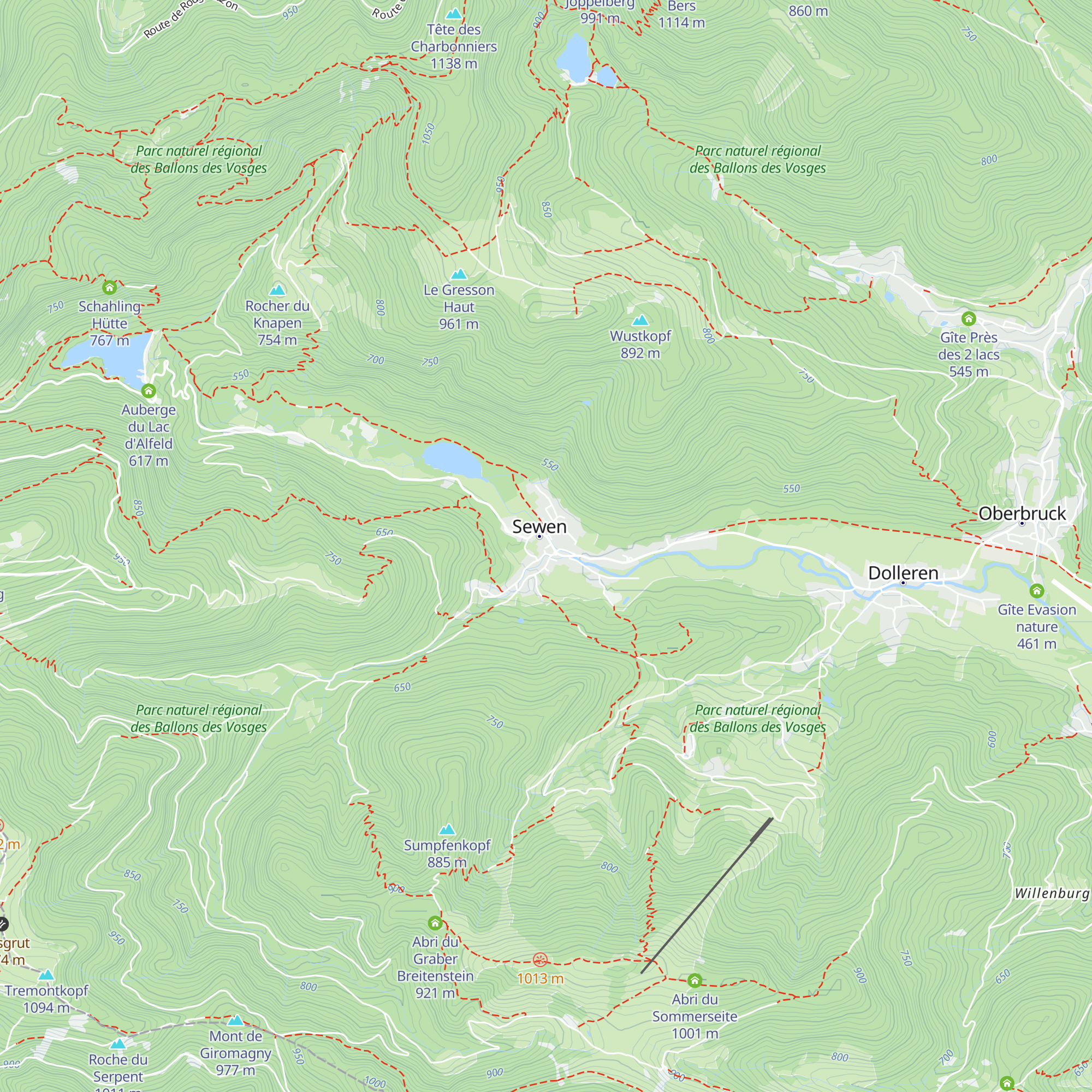 Gîte Au Coeur du Village map
