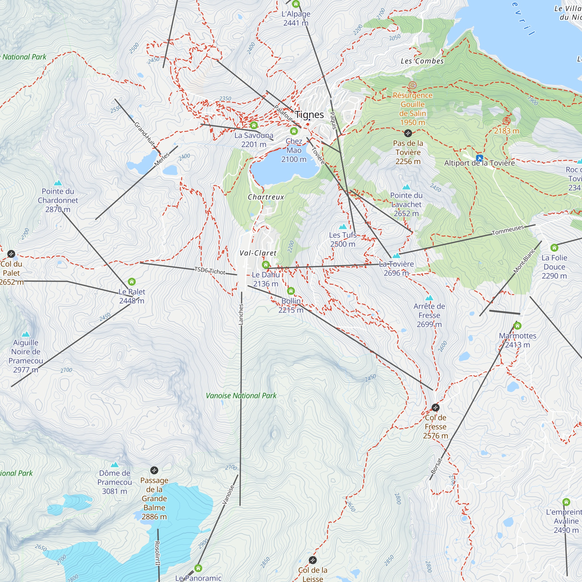Bollin map