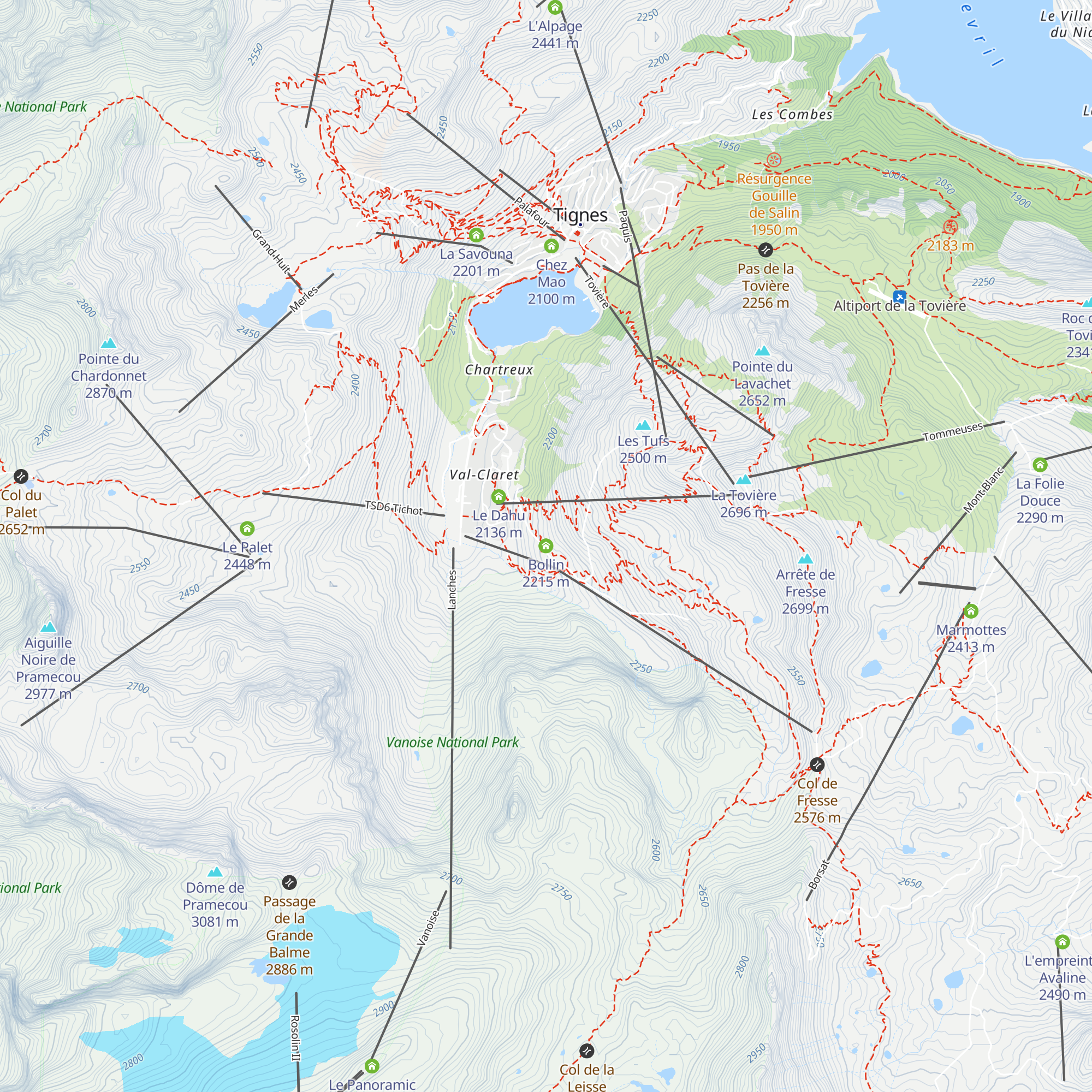 Bollin map