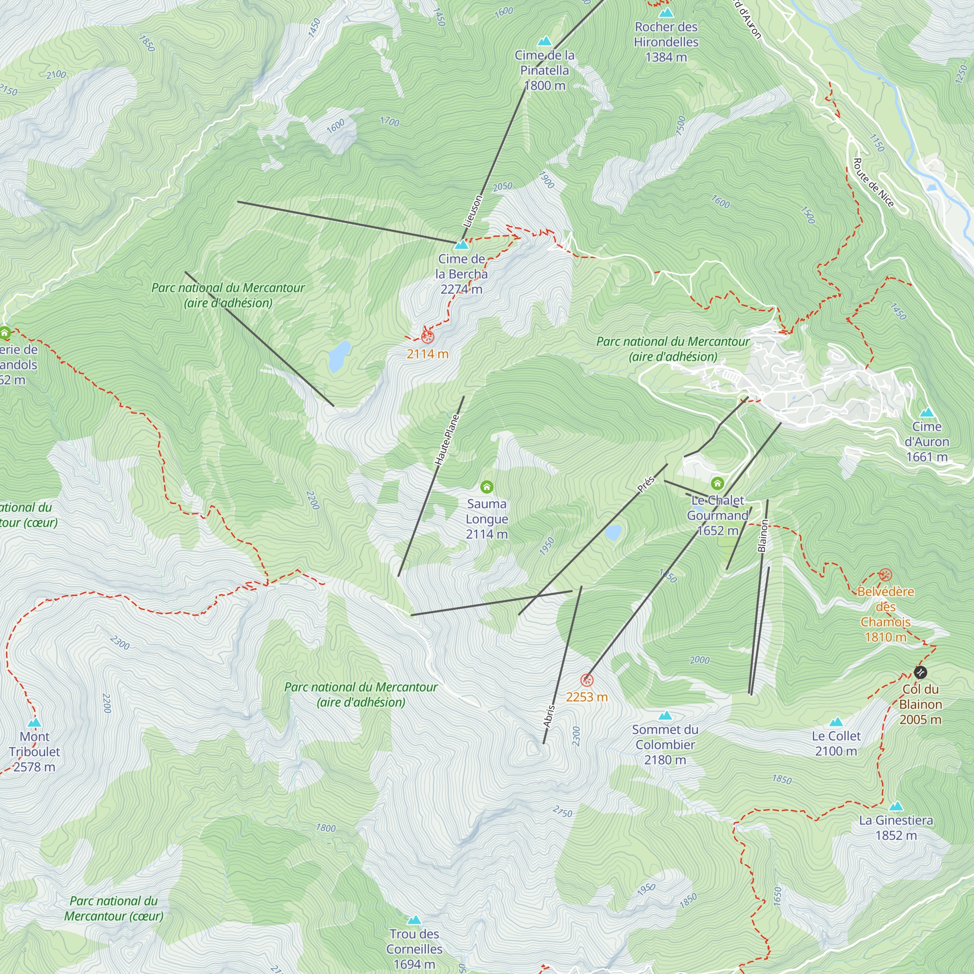 Sauma Longue map