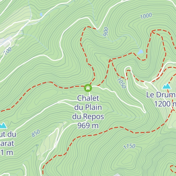 Map of Chalet du Plain du Repos