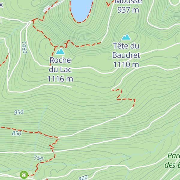 Map of Chalet Refuge de la Croix Louis
