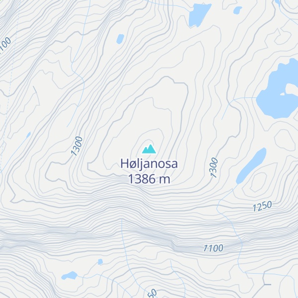 Map of Høljanosa