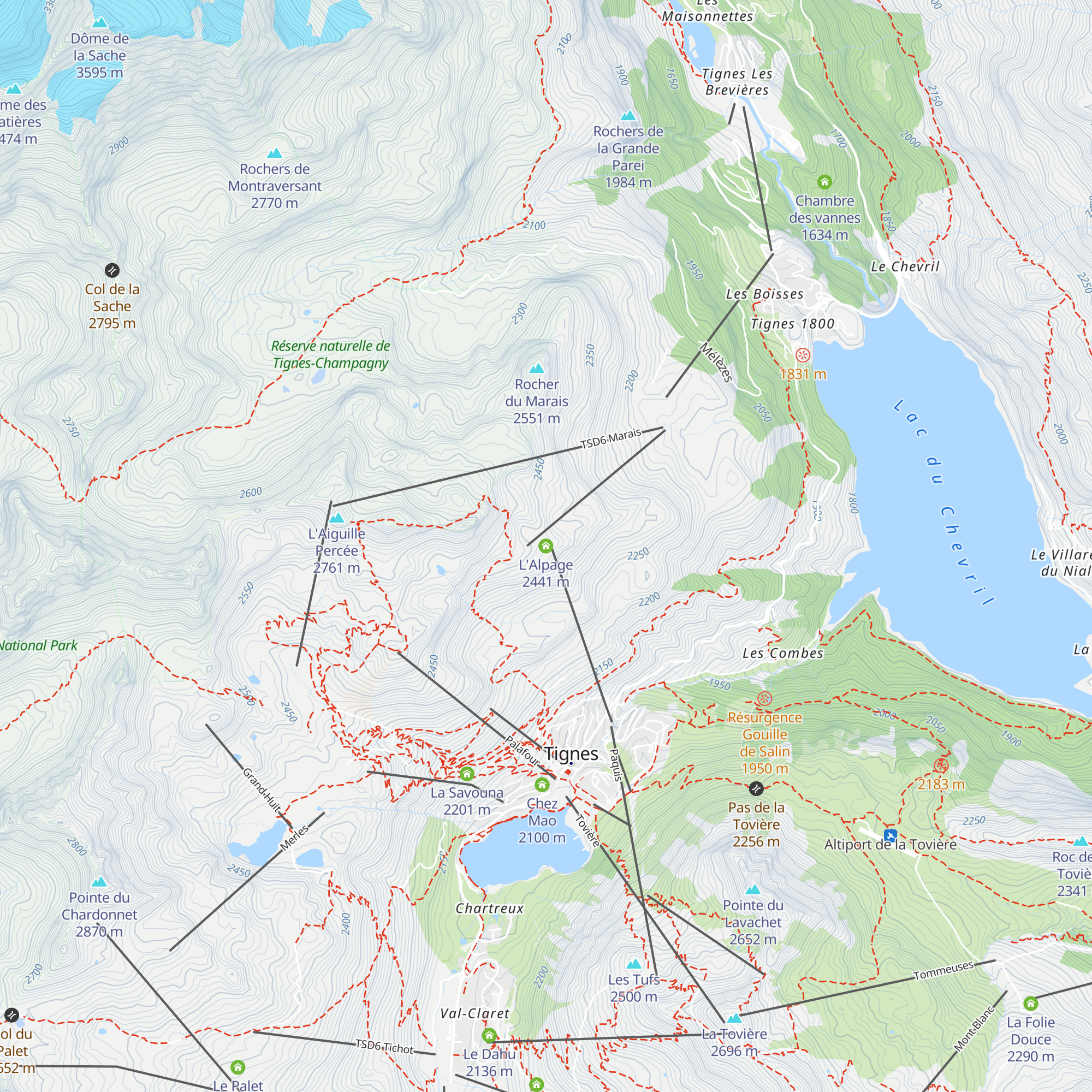 L'Alpage map