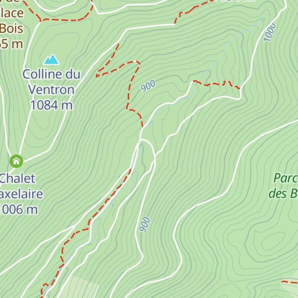 Map of Refuge des Places