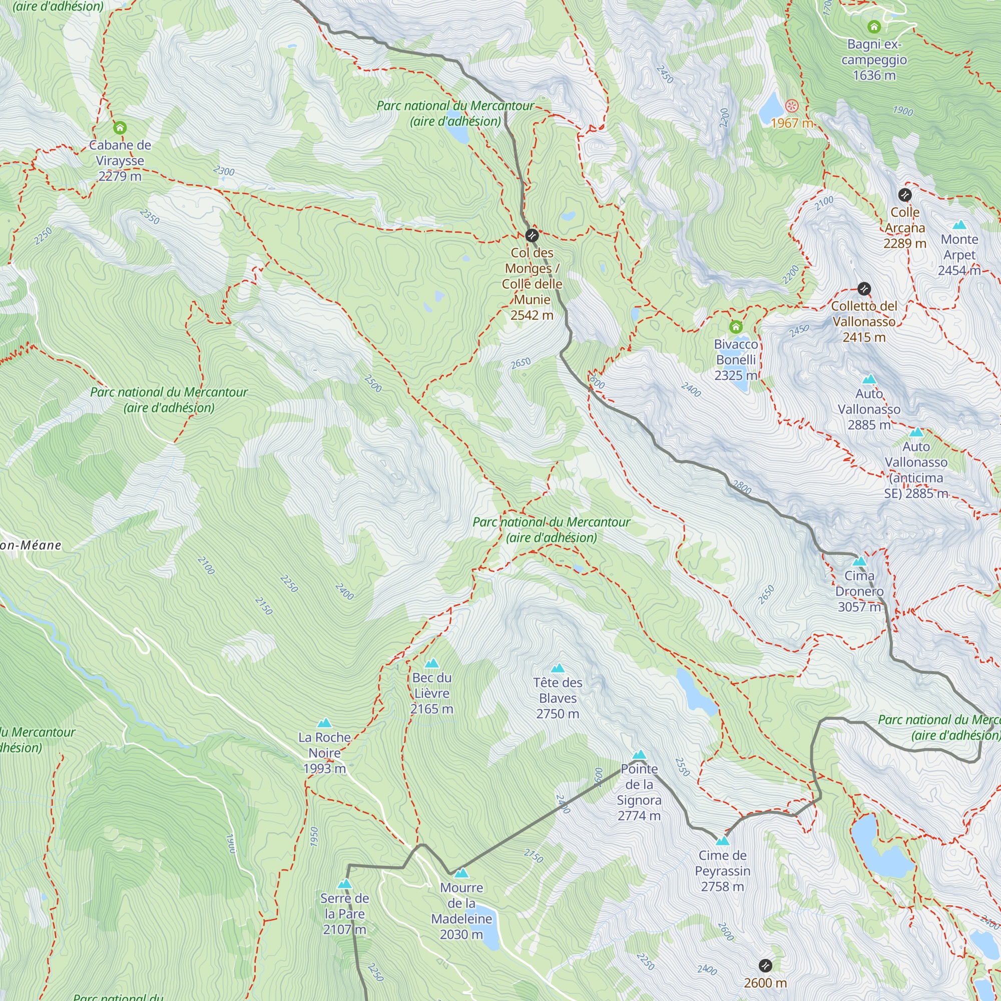 Bergerie de l'Oronaye map