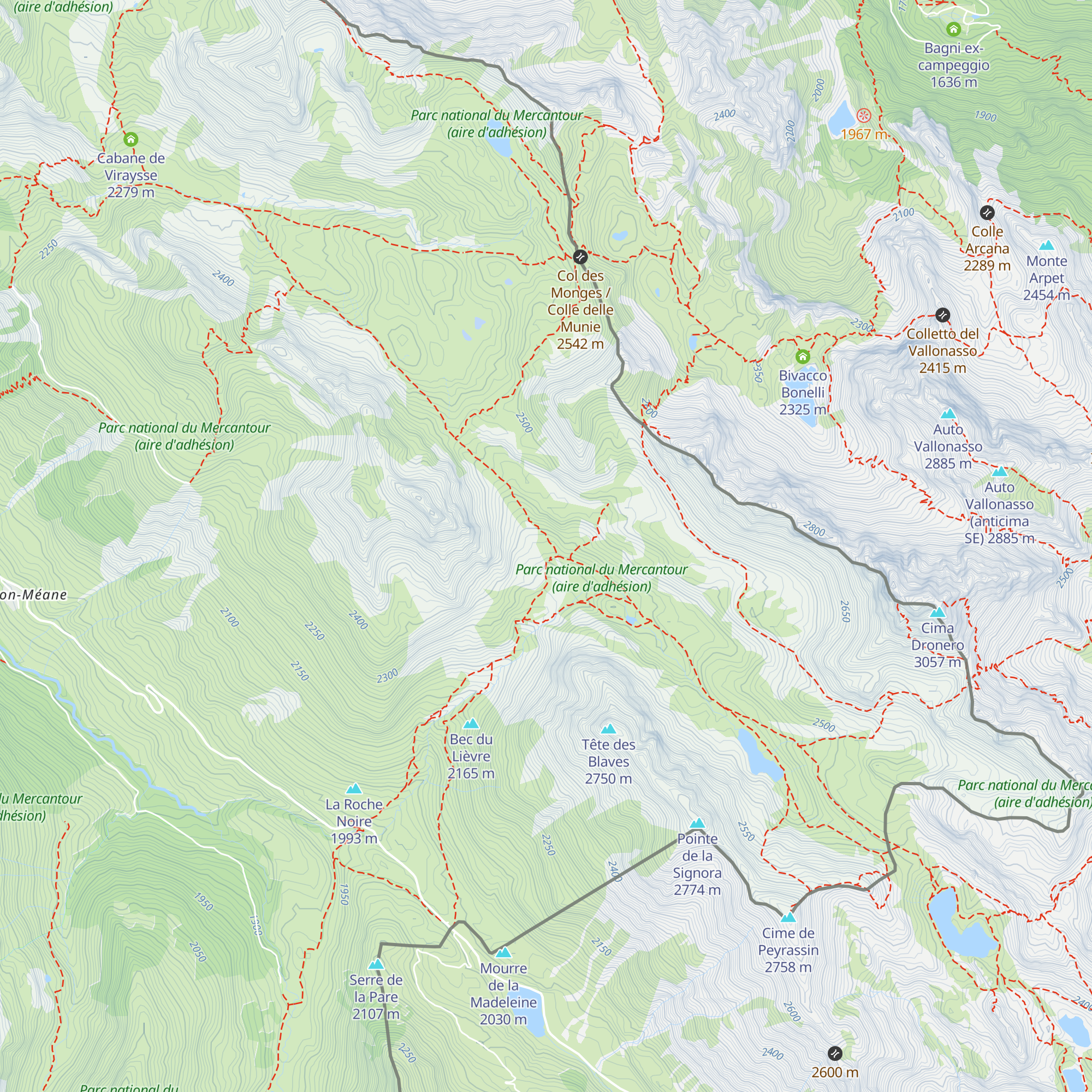 Bergerie de l'Oronaye map