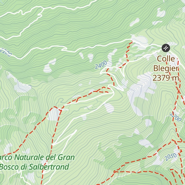 Map of Monte Genevris