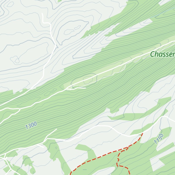 Map of CAS Chalet du Mont-d'Amin