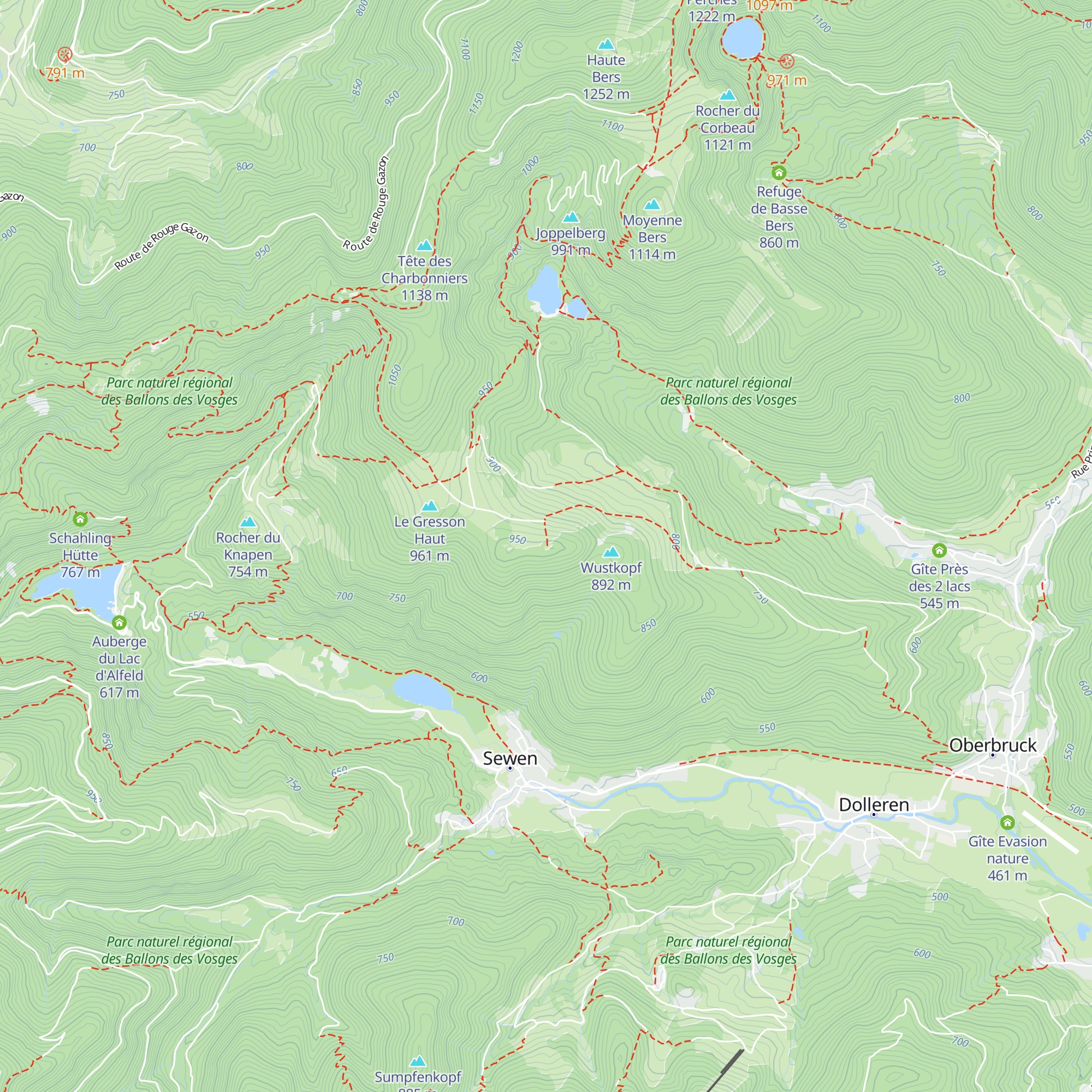 Lagerwald Hütte map