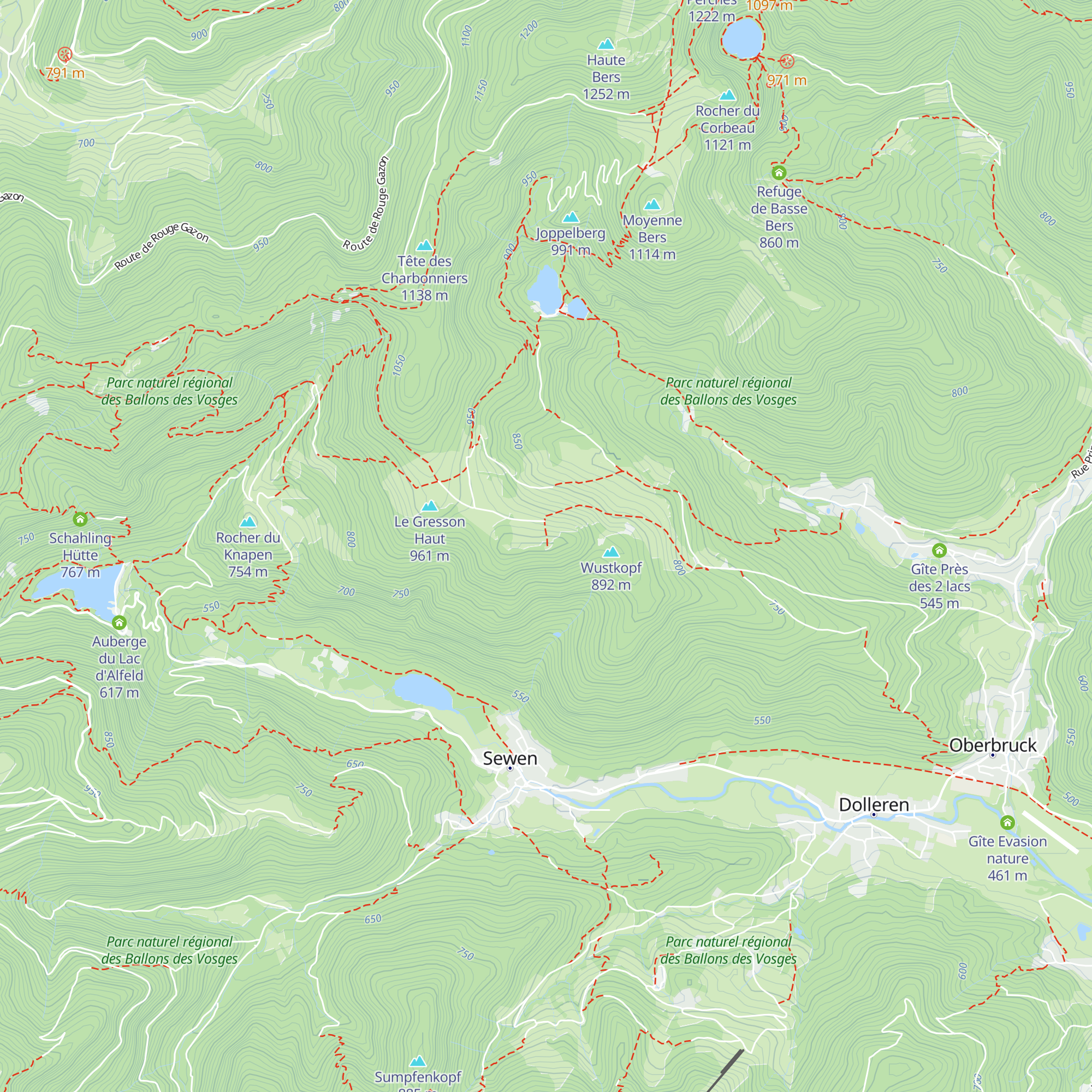 Lagerwald Hütte map