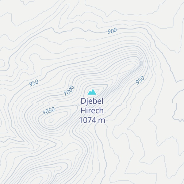 Map of Djebel Hirech