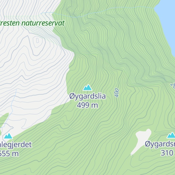 Map of Øygardslia