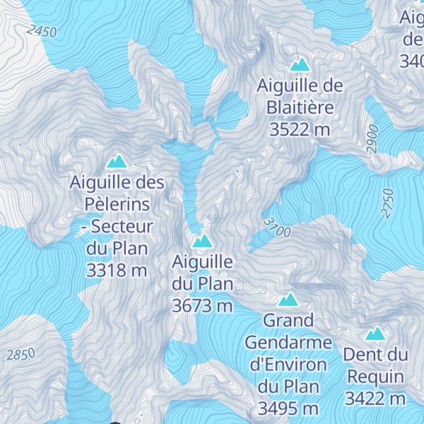 Map of Dent du Caïman