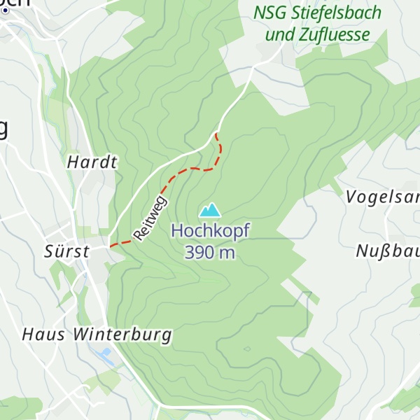 Map of Hochkopf