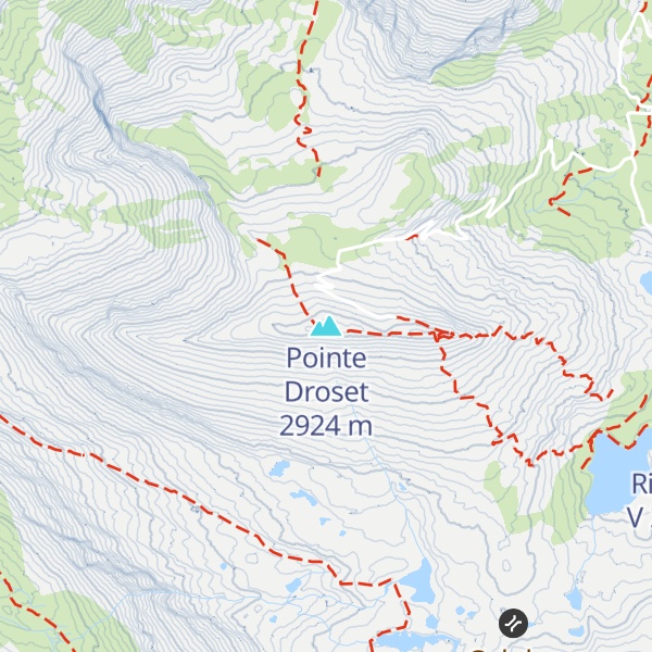 Map of Pointe Droset