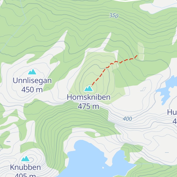Map of Homskniben