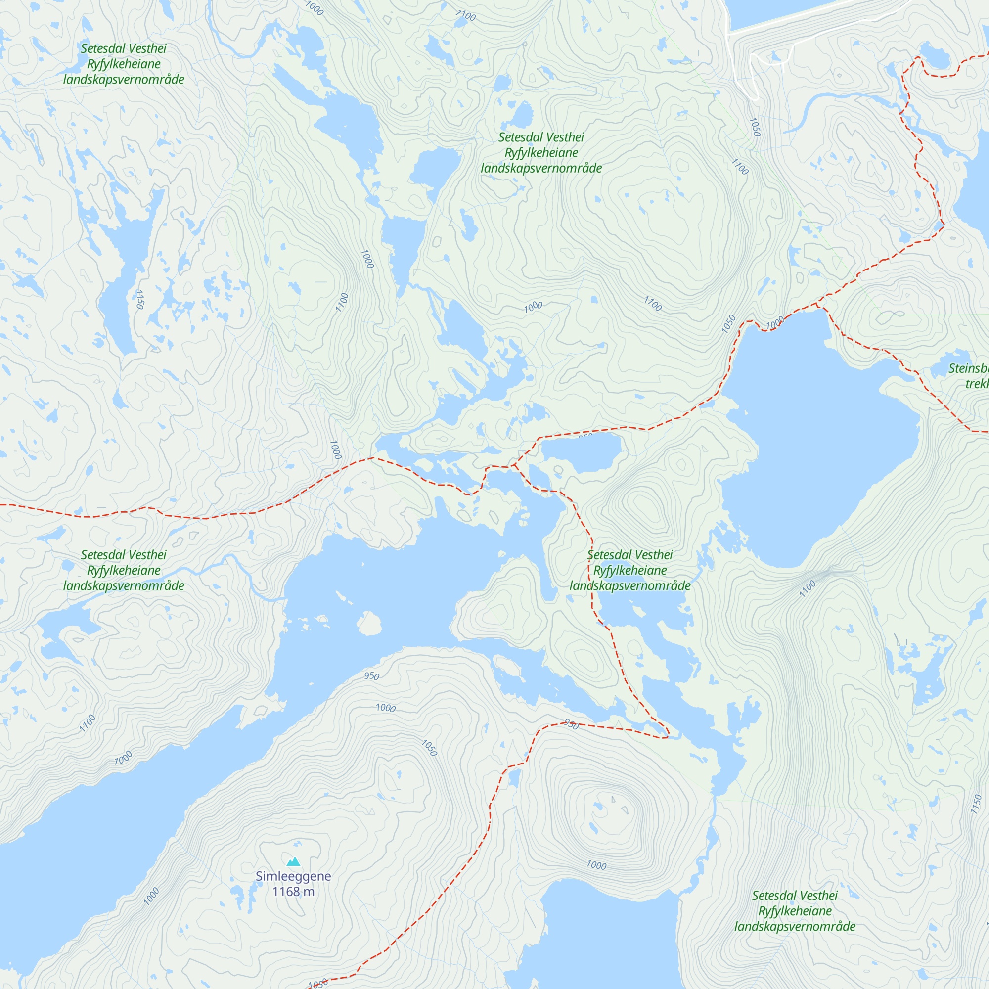 Storsteinen map