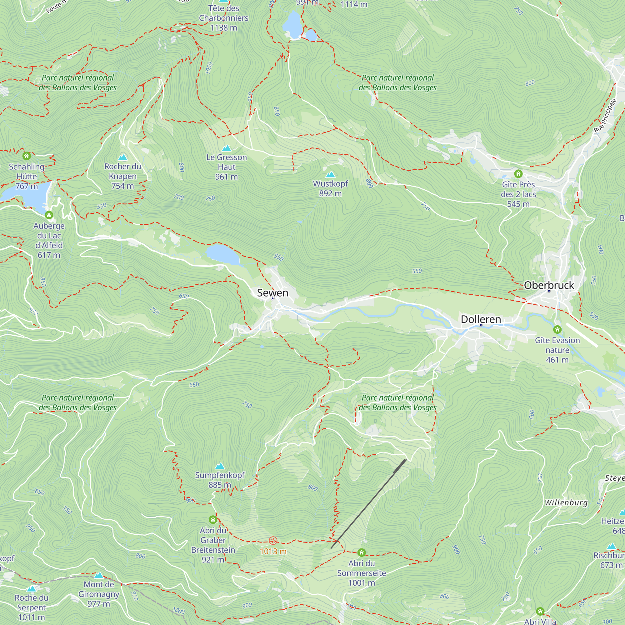 Gîte La Fontaine map