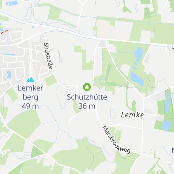 Map of Schutzhütte