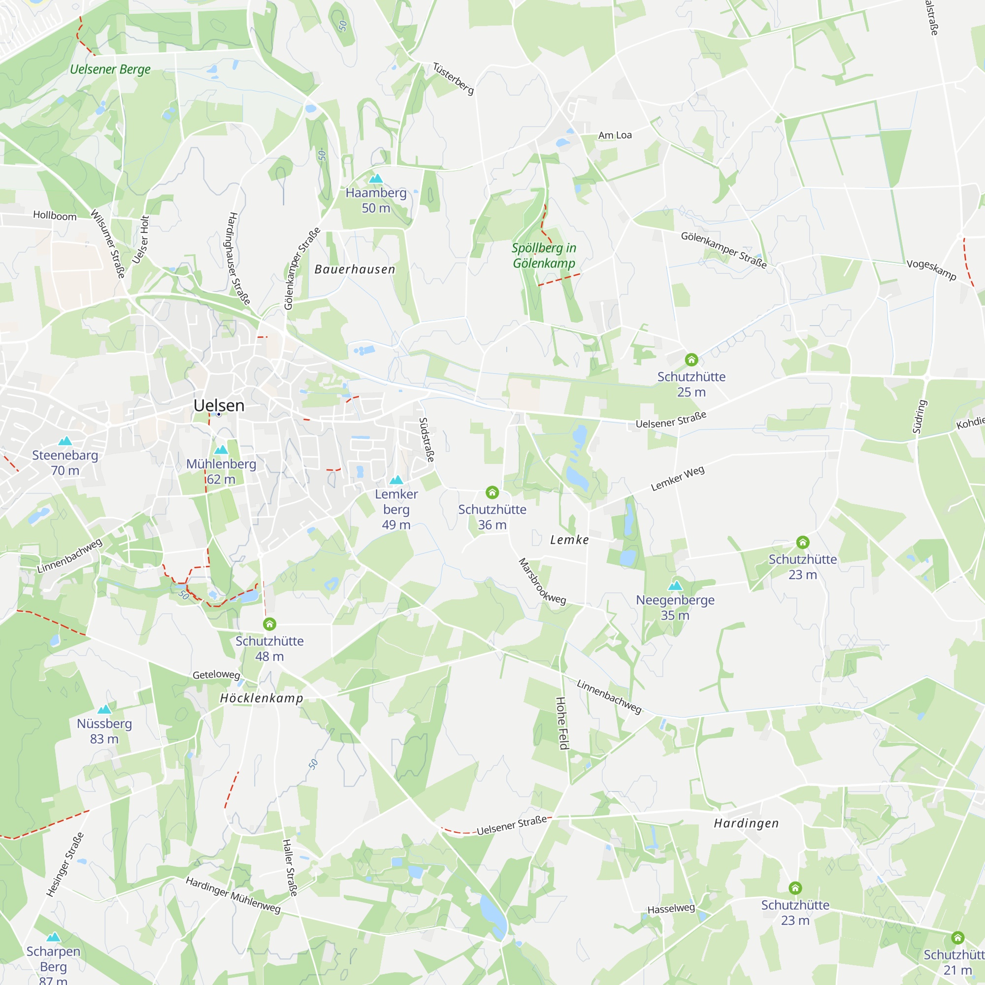 Schutzhütte map