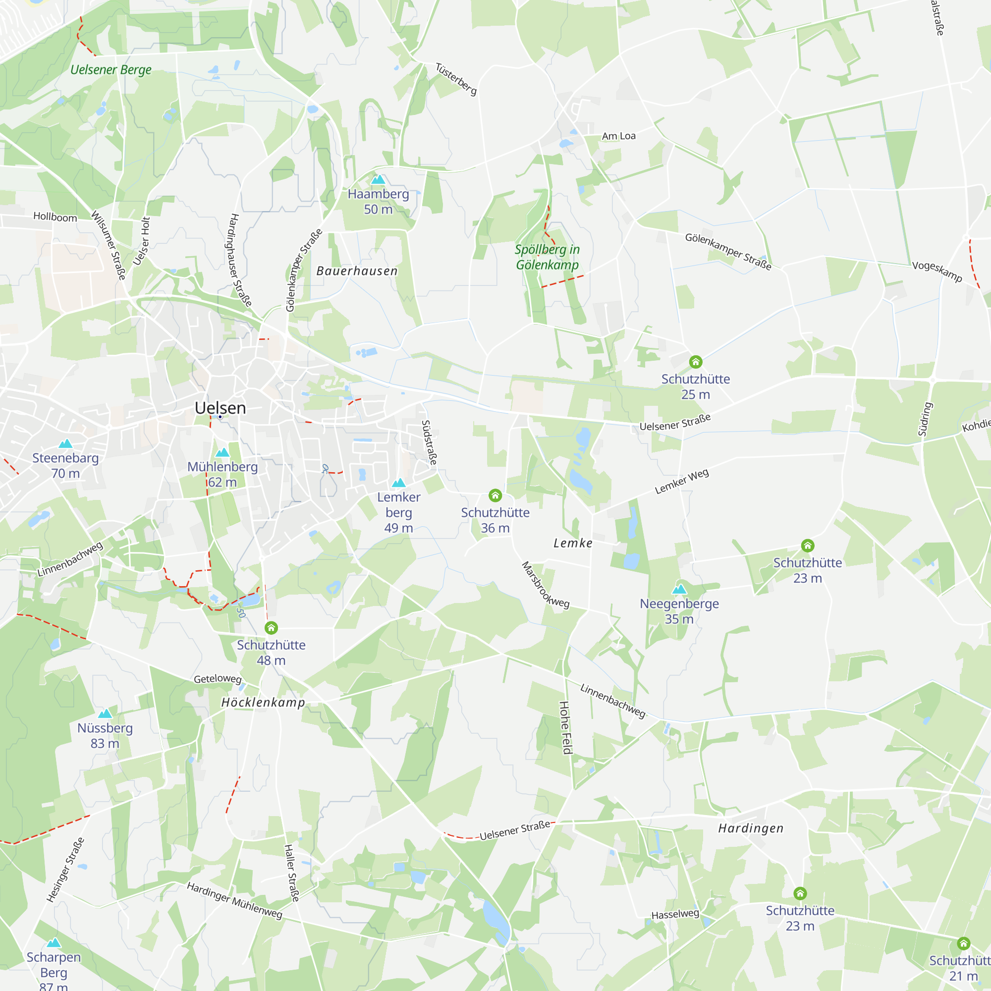 Schutzhütte map