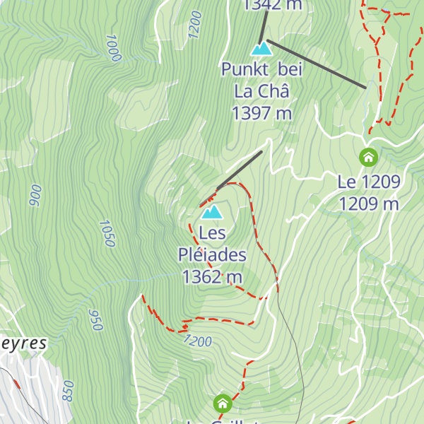 Map of Les Pléiades