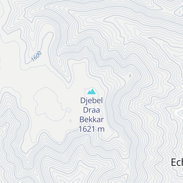 Map of Djebel Draa Bekkar