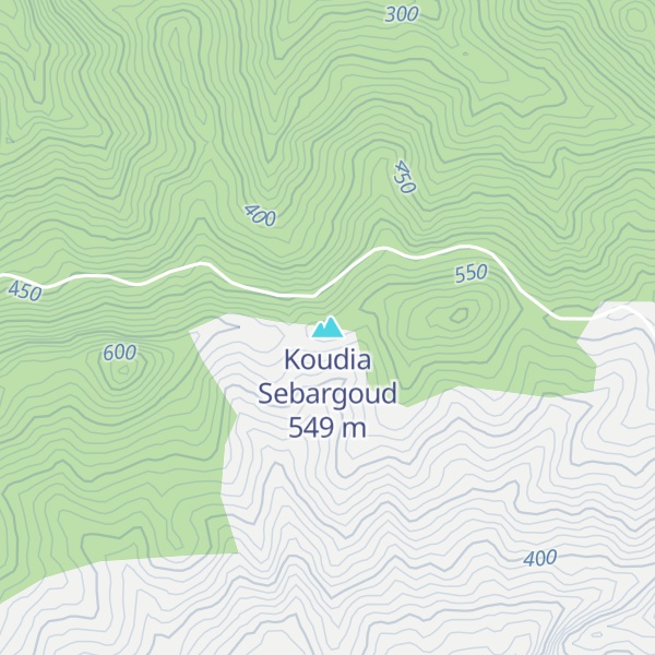 Map of Koudia Sebargoud