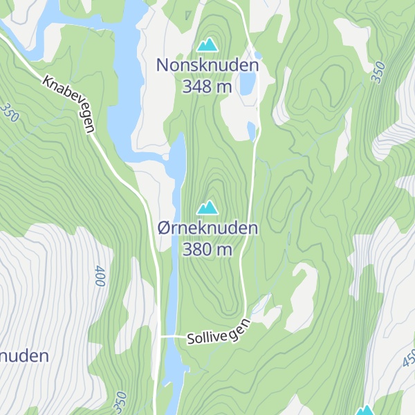 Map of Ørneknuden