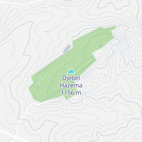 Map of Djebel Hazema