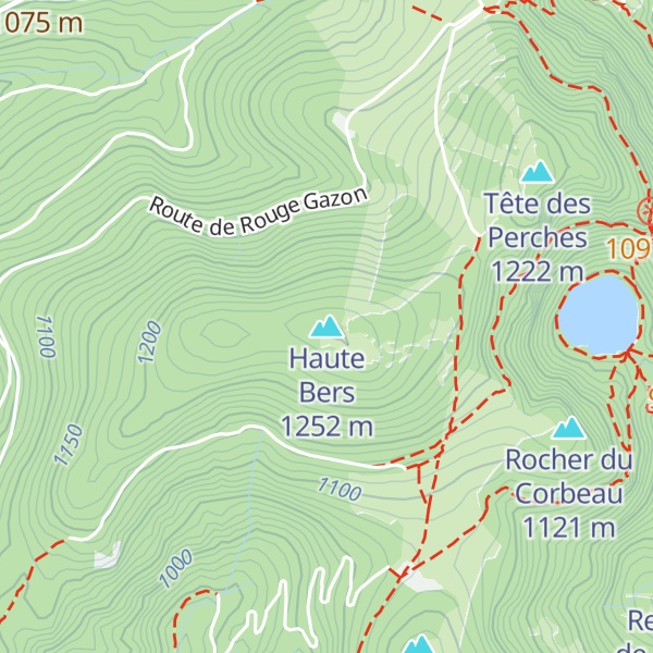 Map of Haute Bers