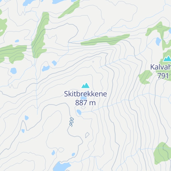 Map of Skitbrekkene