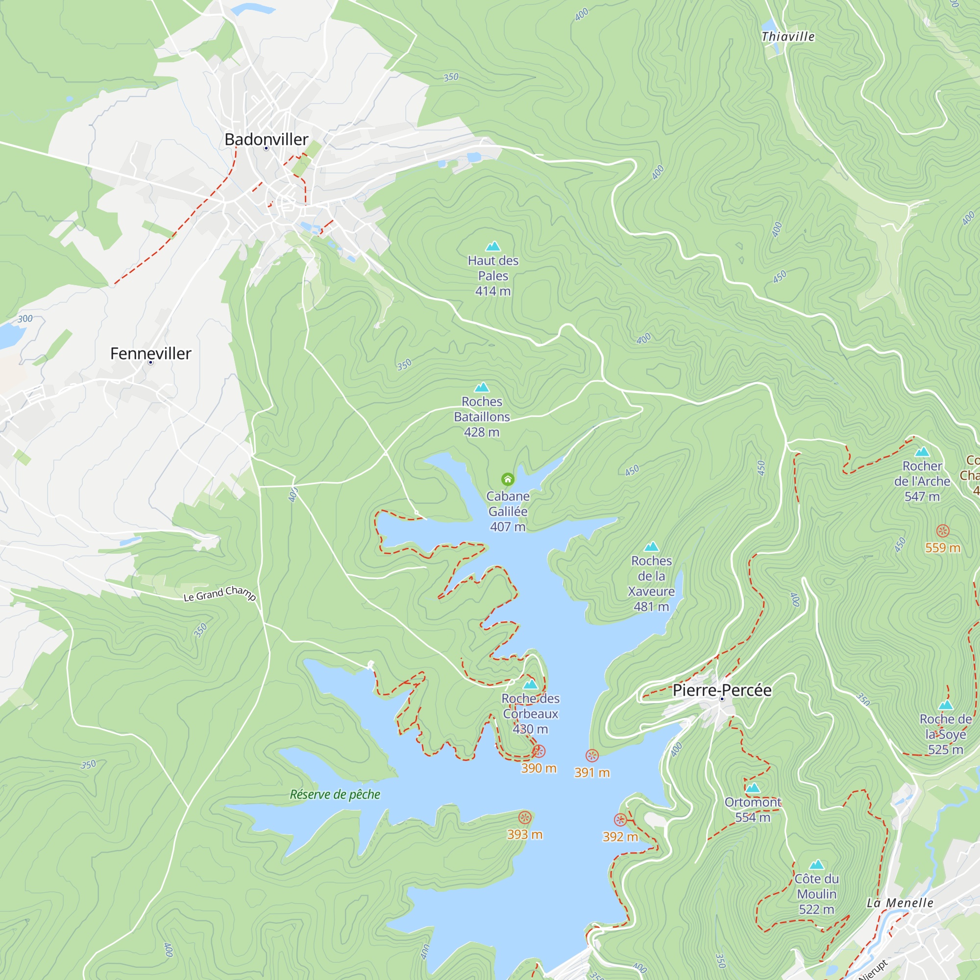 Cabane du Sheriff map