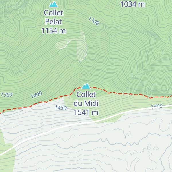 Map of Collet du Midi