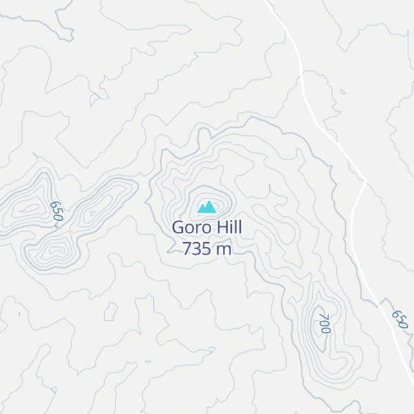 Map of Goro Hill