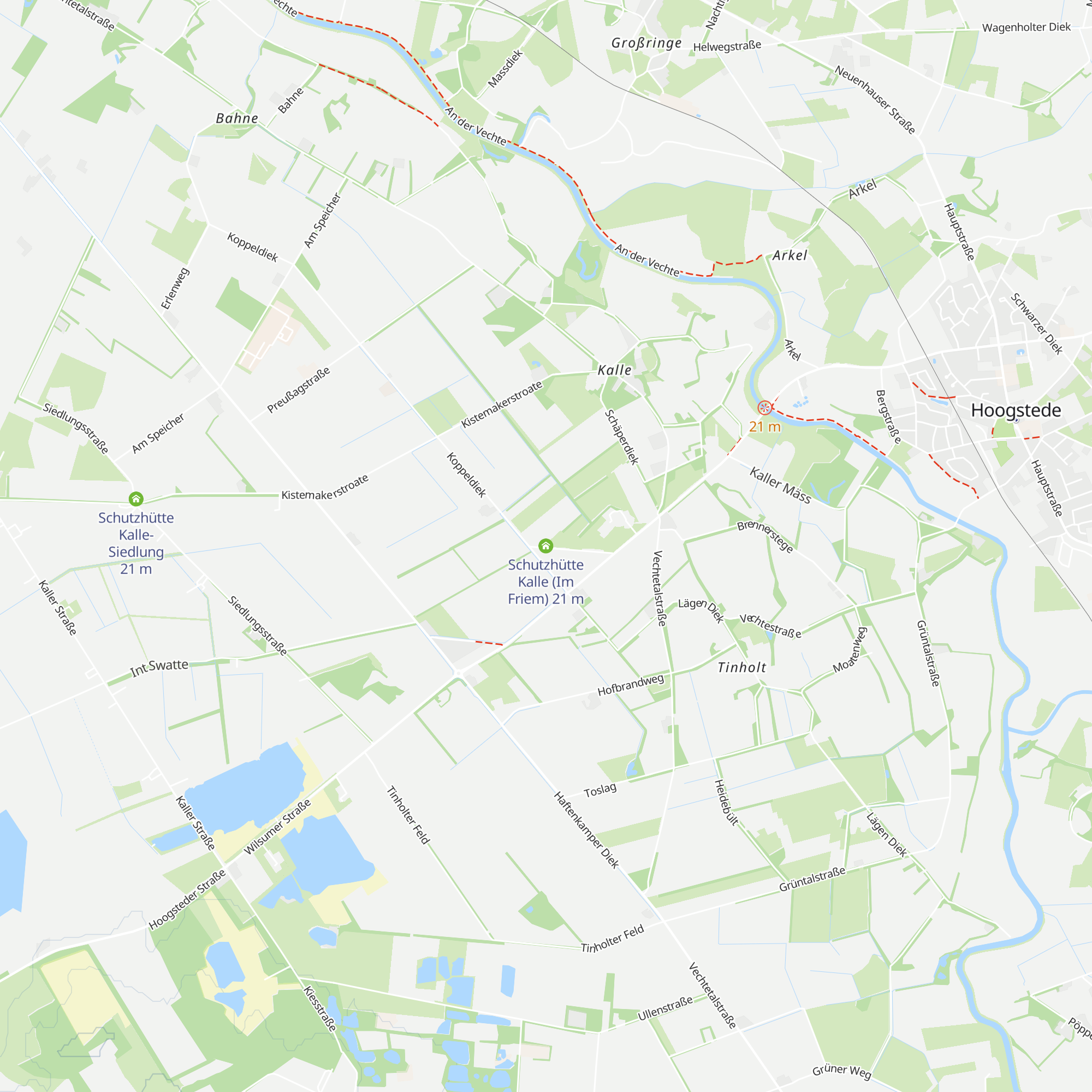 Schutzhütte Kalle (Im Friem) map