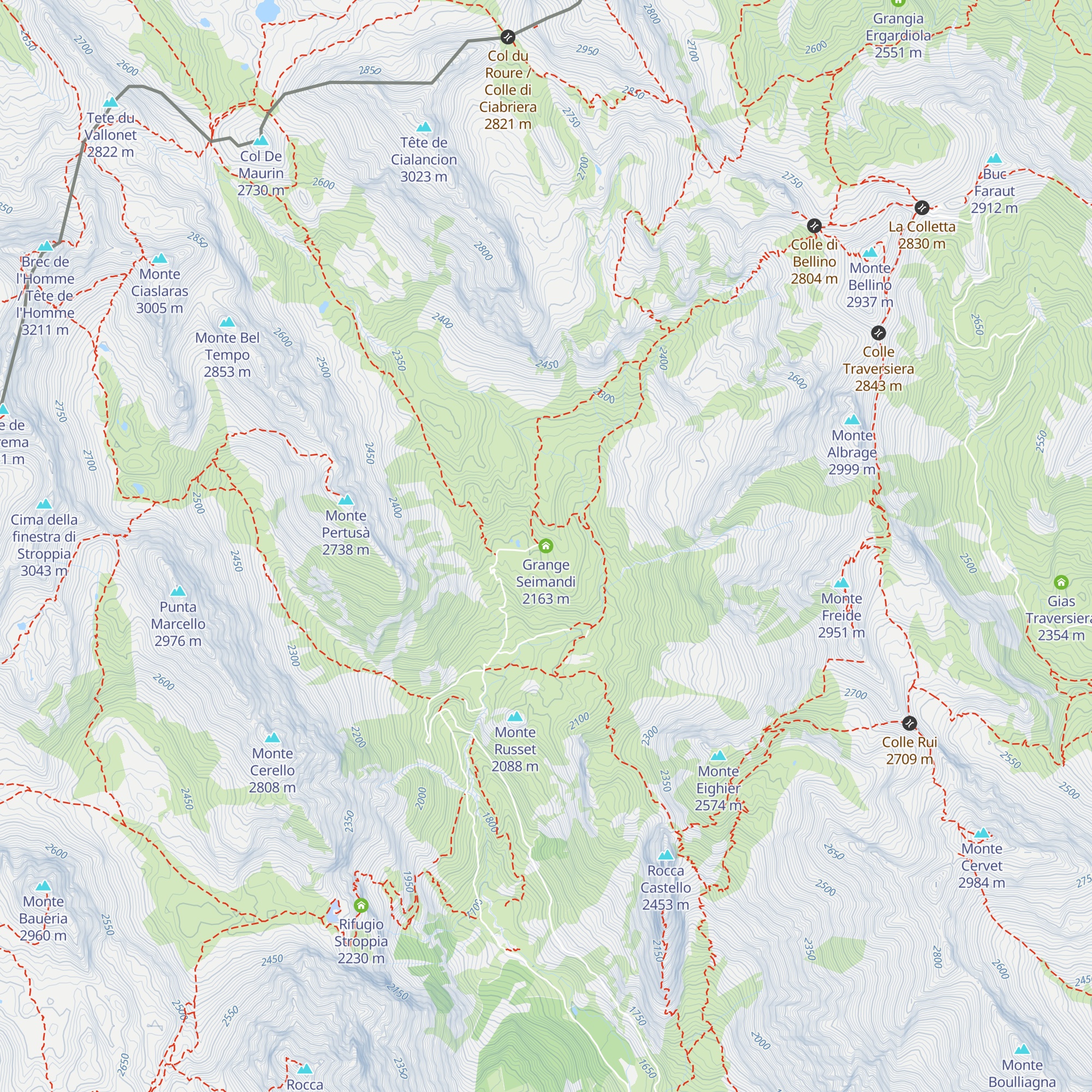 Grange Seimandi map