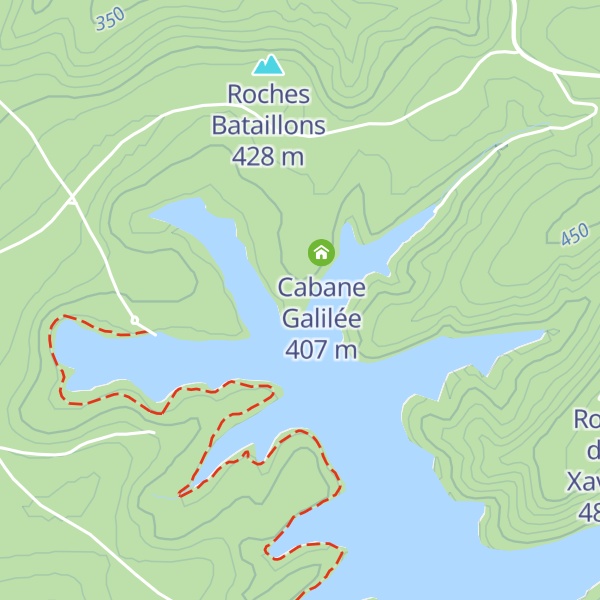 Map of Cabane Jules Verne